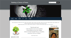 Desktop Screenshot of cultureofpeace.ernestojunsantos.com